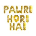 PAWRI HORI HAI FOIL BALLOON ( PACK OF 12 FOIL BALLOONS ). 