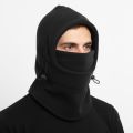 Neck Warmer Motorcycle Helmet Cap - Men's and Women's Winter Windproof Cap Thick Double Warm Face Cover Cap - Thermal Fleece Balaclava Hood Skiing Cycling Motorcycle Full Face Mask (Black). 