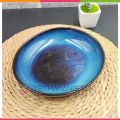 Techmanistan Random Color - Oval Dinner Bowl Ceramic Lunch Plate Soup Bowls (Chopsticks are not Included). 
