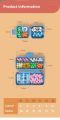FANTZEI Premium Quality 8 Compartments Portable Medicine Pills Case, Small Pill Box for Pocket Purse Portable Medicine Tablets Container. 