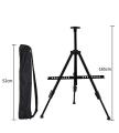 Foldable 165cm Black Aluminium Tripod Easel Artist Art Painting Stand. 