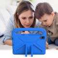 For Samsung Galaxy Tab A 8.4 2020 SM-T307U Handle Portable EVA Shockproof Anti Falling Protective Case with Triangle Holder. 