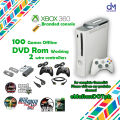 Xbox 360 Console JTAG 100 Offline Games 2 wire Controller With All Accessories. 