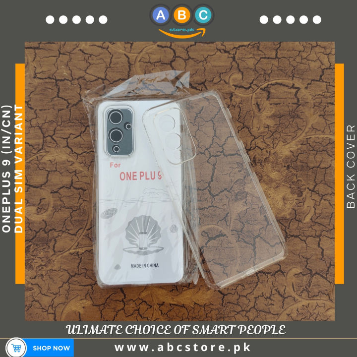 OnePlus 9 (IN/CN) Dual SIM Variant, Soft TPU Ultra-Clear with Dust Plugs (NO Corner Bumpers) Back Cover for OnePlus9