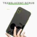 UCUC for Samsung Galaxy A50 A30S A50S Back Cover Cartoon Hello Mouse Frosted Transparent Hard Phone Case Thin Shockproof Full Cover Camera Protect Case. 