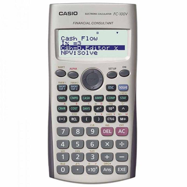Casio FC-100V Financial Handheld Calculator