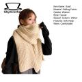 Skymountain Long Scarf Solid Color Winter Thermal Girls Scarf Shawl Wrap. 
