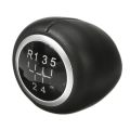 5 Speed Manual Gear Shift Knob PU Leather Lever Shifter Handball for Opel Vectra C Signum Facelift 2005 2006 2007 2008. 