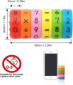 6pcs Magnetic Math Educational Cylinder Toy for School Kids Children Colourful Arithmetic Mathematics Equation Numbers Symbols Maths Magic Cube Toys Blocks. 