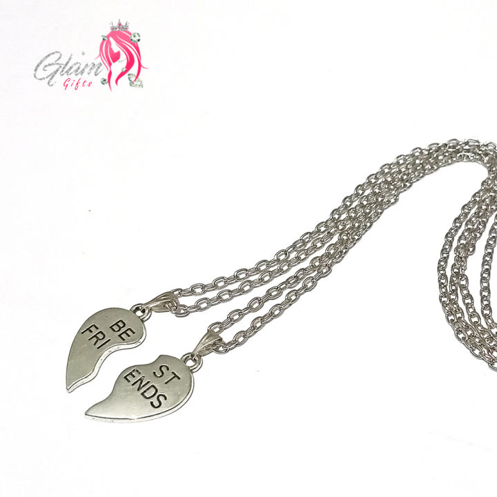 Best%20Friend%20Heart%20Pendant%20Necklace%20gift%20for%20Friends%20Couples%20Pair%20of%202%20Locket%20with%20Silver%20and%20Black%20Chain%20-%20Image%205