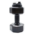 75 Oz (2.2 L) Dumbbell Shaped Water Bottle | Big Capacity | BPA Free | Flip Top Leak Proof lid. 