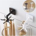 Kitchen Spoon Holder Stand, Rotating 360° Wall-Mounted, Punch-Free, Multi-Purpose Rack for Utensils, Jewelry, and Accessories – 1Pc. 