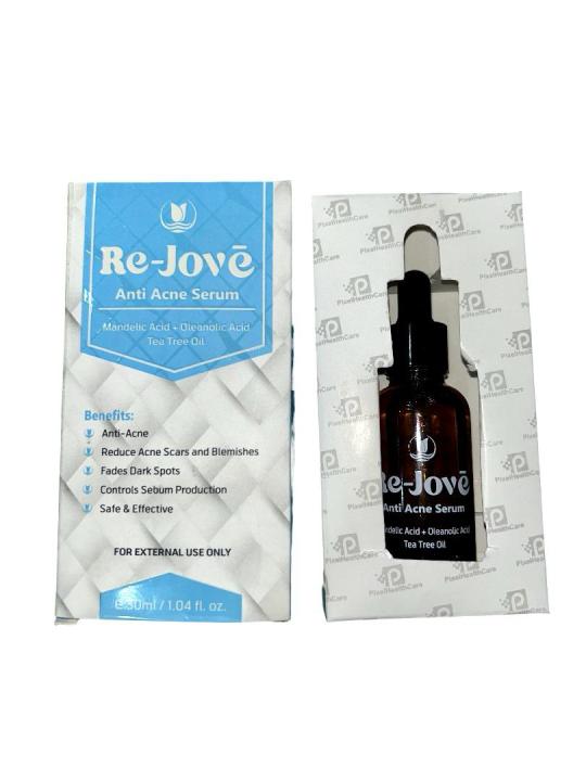 Re-Jove Anti Acne Serum – Mandelic Acid, Oleanolic Acid & Tea Tree Oil ...