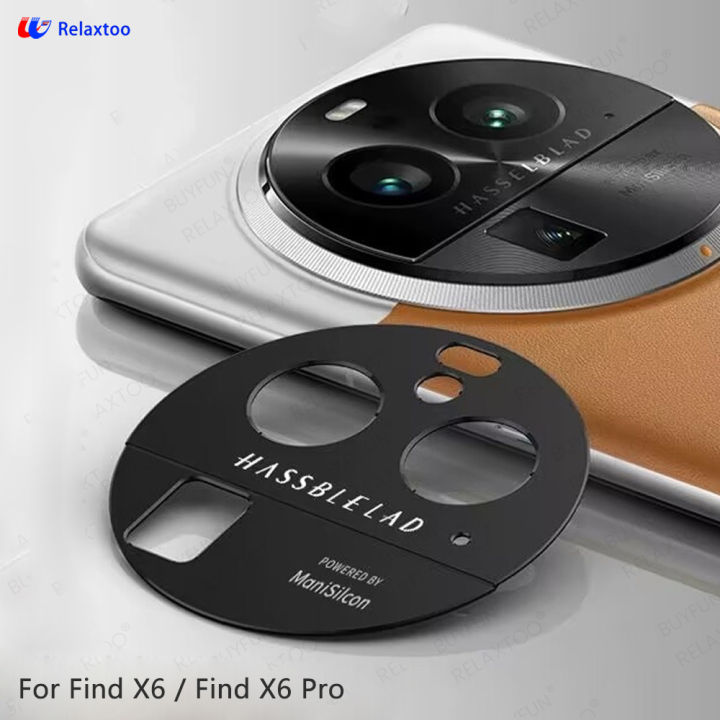 Relaxtoo For Oppo Find X6 / Find X6 Pro Aluminum Alloy Lens Protective Film For Find X 6 FindX6 Find X6Pro Full Cover Matel Camera Case