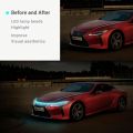 Car LED Hood Daytime Running Light Strip Waterproof Flexible LED Auto Decorative Atmosphere Lamp Car Decor Lamp 12V. 