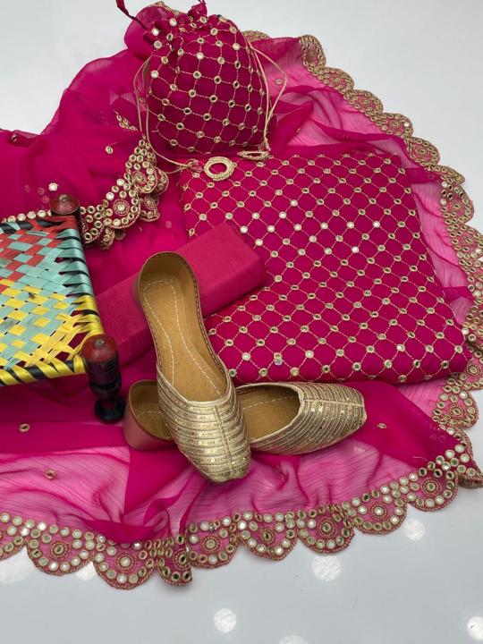 Ayesha%20Collections%20%E2%80%93%205%20Pc%20Unstitched%20Fancy%20Dress%20for%20Women%20%7C%20Soft%20Chiffon%20Shirt%20with%20Sheesha%20Plastic%20Pani%20Work%20&%20Zaari%20Embroidery%20%7C%20Chiffon%20Dupatta%20with%20Cutwork,%20Kattan%20Silk%20Trouser,%20Sam%20Potli%20&%20Golden%20Khussa%20-%20Image%209