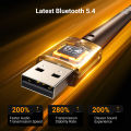UGREEN Long Range Bluetooth 5.3 Adapter,USB Bluetooth Dongle for PC Laptop 328ft/100M, Plug and Play for Bluetooth Headsets, Keyboards, Mice, PS5 Controller. 