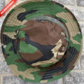 Summer Outdoor Sun Hat Men Uv Protection Bucket Hat for Hiking Camping Beach Safari Round Cap  Camouflage Hats -  Commando Camouflage. 