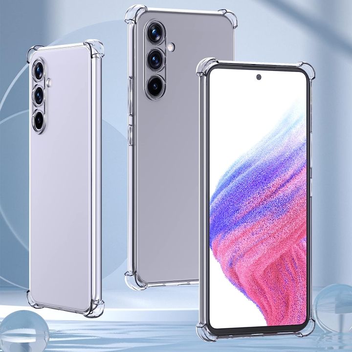 Samsung Galaxy A16 5G Case, Soft TPU Back Cover Shockproof Silicone Bumper Anti-Fingerprints Full-Body Protective Case Cover for Samsung Galaxy A16 5G (Transparent)