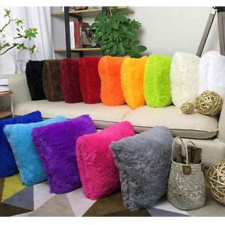 Long furry pillow best sale