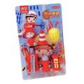 Fire  Fighter 6 Pieces Hero Eraser Set Gift Box Christmas Gift Fire Truck Modeling Fire Fighting Eraser Set Non-PVC Mini Rubber Erasers for Pencil Kids Gift School Student Brand: HOMIES. 