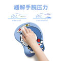 Doraemon mouse pad wrist pad anime cartoon wrist pad ass 3d chest rubber wrist rest cushion male and female. 
