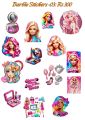 Barbie Stickers for Laptop Car Bike Phone Stickers Notebook Waterproof Sticker. 