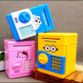 Electric Secret Password Safe ATM Bank Money Safe Deposit Box Toy. 