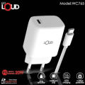 20w Charger | Adaptive 20w Fast Charger | Mobile Charger For Android Mobiles | 3.0 Qualcomm Quick Charger With Type C | Loud WC765 Mobile Charger. 