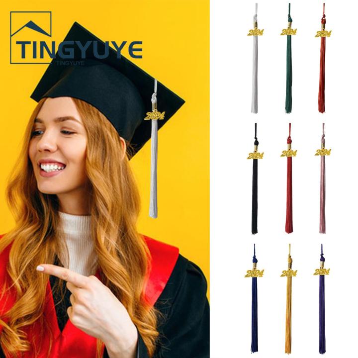 Replacement Graduation Tassels Vibrant Handmade Graduation Tassel Perfect Party Decoration for 2024 Graduates Graduation Tassels