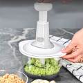 2000 ml Multifunctional Vegetable Chopper 9 in 1 Hand Push Chopper Hand Press chopper Hand Chopper Food Processor. 