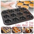 Cupcake Baking Tray Non Stick Cake Baking Pan Round Shape Tool Cake Mold Non Stick Non-stick Cake Mold Steel Springform Pan Set Removable Bottom Cake Decorating Bakeware Tools کچن کیک بیکنگ پین گول. 