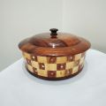 wooden Hotpot inside steel kitchen accessory in wooden ,wooden hot pot, pure sheesham wood hot pot Wooden Handmade HOT POT. 