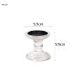 Decorative Candle Stand Wooden Table Candle Holder for Bar Dining .9x9.9x9.9cm. 