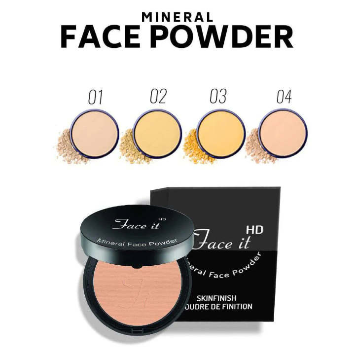 Face It HD Mineral Waterproof Face Powder – Flawless Matte Finish ...