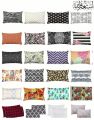 Pillow Cover Cotton Printed Pillow Case - Pack Of 6 - Different Prints (Export left Over-Minor) Standard Size - 20 x 30 inches Random Design. 