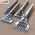 Leather Craft Tool Set Stainless Steel Hole Chisel Graving Stitching Punch Tools Kit. 