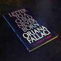 Letter to a Child Never Born" by Oriana Fallaci. 
