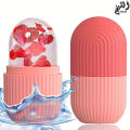 Silicone Ice Roller for Face & Eyes – Reusable Ice Cube Mold & Cooling Facial Massager | Reduces Puffiness, Tightens Pores, Soothes Redness & Boosts Serum Absorption | Cold Therapy Tool for Skin Glow & Lymphatic Drainage. 