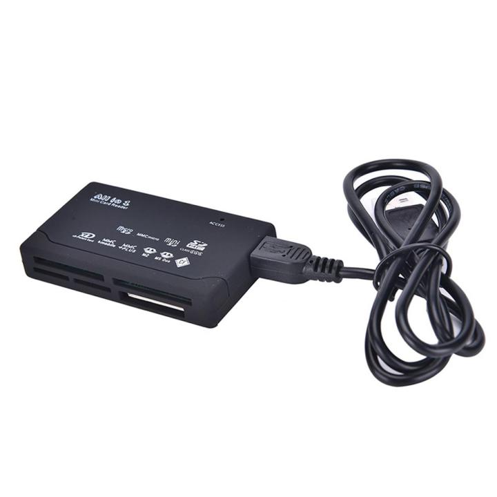 All in One External USB Memory Card Reader SD  Mini MMC XD CF MS MJ