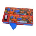 Spiderman Geometry Box Plastic Magnetic Jumbo Pencil Box. 