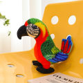 Simulation Parrot Plush Toy Children's Birthday Gifts Ragdoll Zoo Bird Doll. 