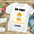Ramzan Dress - Name T shirt - T shirt for boys - Tshirt - Ramzan Mubarak-Customize T shirt - Ramzan T Shirt - My first Ramzan. 