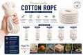 Premium Nylon Rope Heavy Duty White Plastic Rope Multipurpose Strong Durable Clothesline Camping Utility Rope 4mm 6mm 8mm 10mm 12mm. 