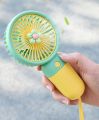 USB Mini Wind Power Handheld Fan Convenient Fan High Quality Portable Student Office Cute Small Cooling Fan. 