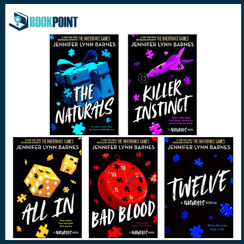 The Naturals (5 book series) by Jennifer Lynn Barnes (Author) | The Naturals | Killer Instinct | All In | Bad Blood | Twelve | Premium Quality | Bookpoint