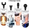 Fascial Massage Gun Deep Tissue Percussion Muscle Massager for Pain Relief Handheld Electric Body Massager Sports Drill Portable Relaxation Machine with 4 Massage Head (Multi). 