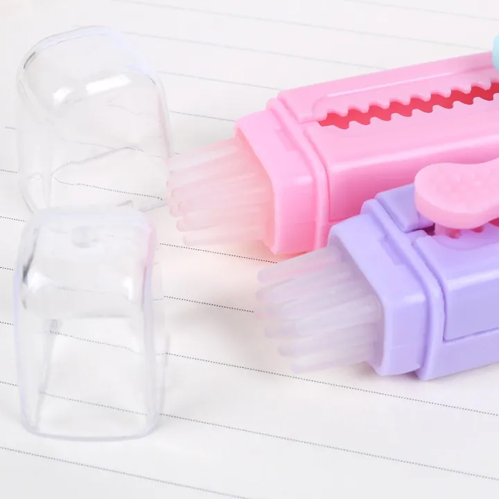 2%20Pcs%20Candy%20Pushing%20Eraser%20With%20Soft%20Brush%20Correction%20For%20Pencil%20School%20Student%20Stationery%20Eraser%20-%20Image%202