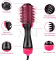 3-in-1 Hair Dryer Brush - One Step Hot Air Brush for Women - Hair Straightener, Curler & Volumizer | Ionic Blow Dryer & Hot Air Brush for Women | Best Hair Styling Tool in Pakistan - Hair Straightener Comb for Drying - Hair Dryer Styler by Momo & Meshi. 