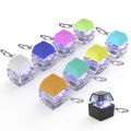 Mechanical Switch Keychain With LED Light Keyboard Key Chain Fidget Toy Keycap Stress Relief Novelty Toys Fidget Button Keyring SUNM. 
